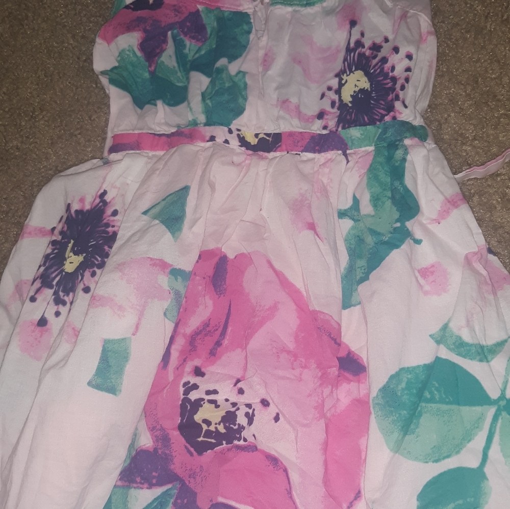 Girls floral dress size 5/6